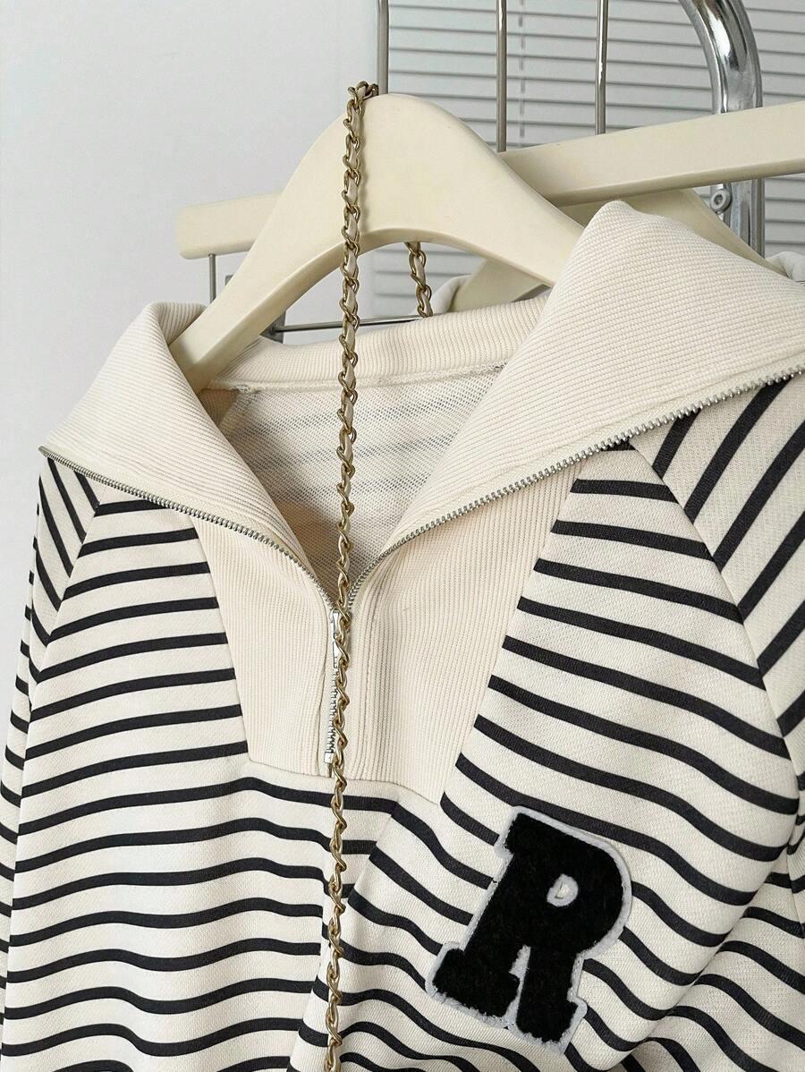 bluza zamek wzór