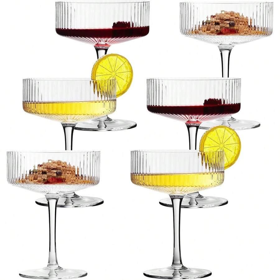 plastikowy kieliszek do martini 6-pack