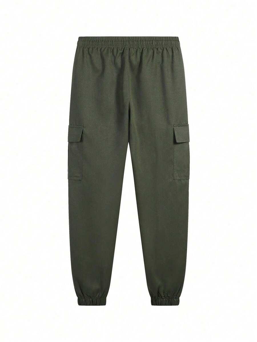 ZIELONE SPODNIE CASUAL 