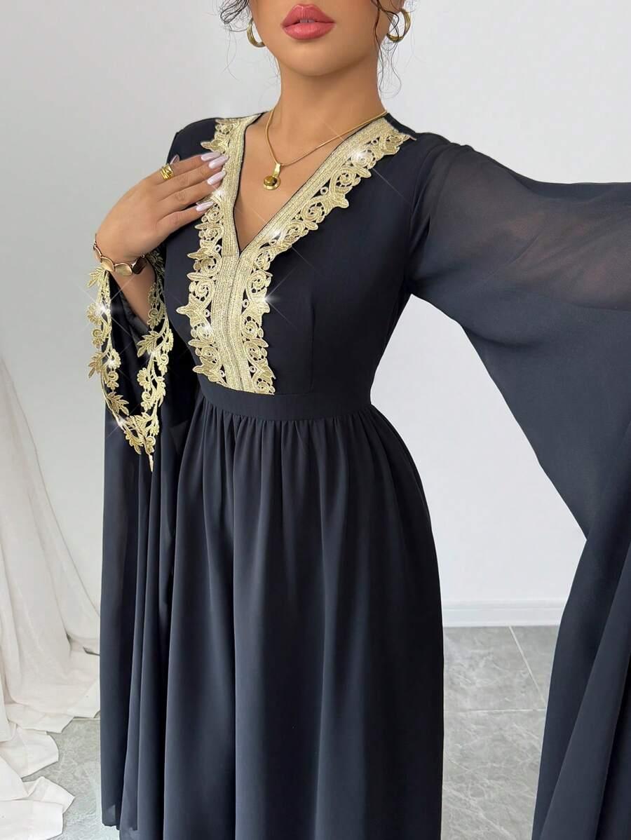 CZARNA MAXI SUKIENKA