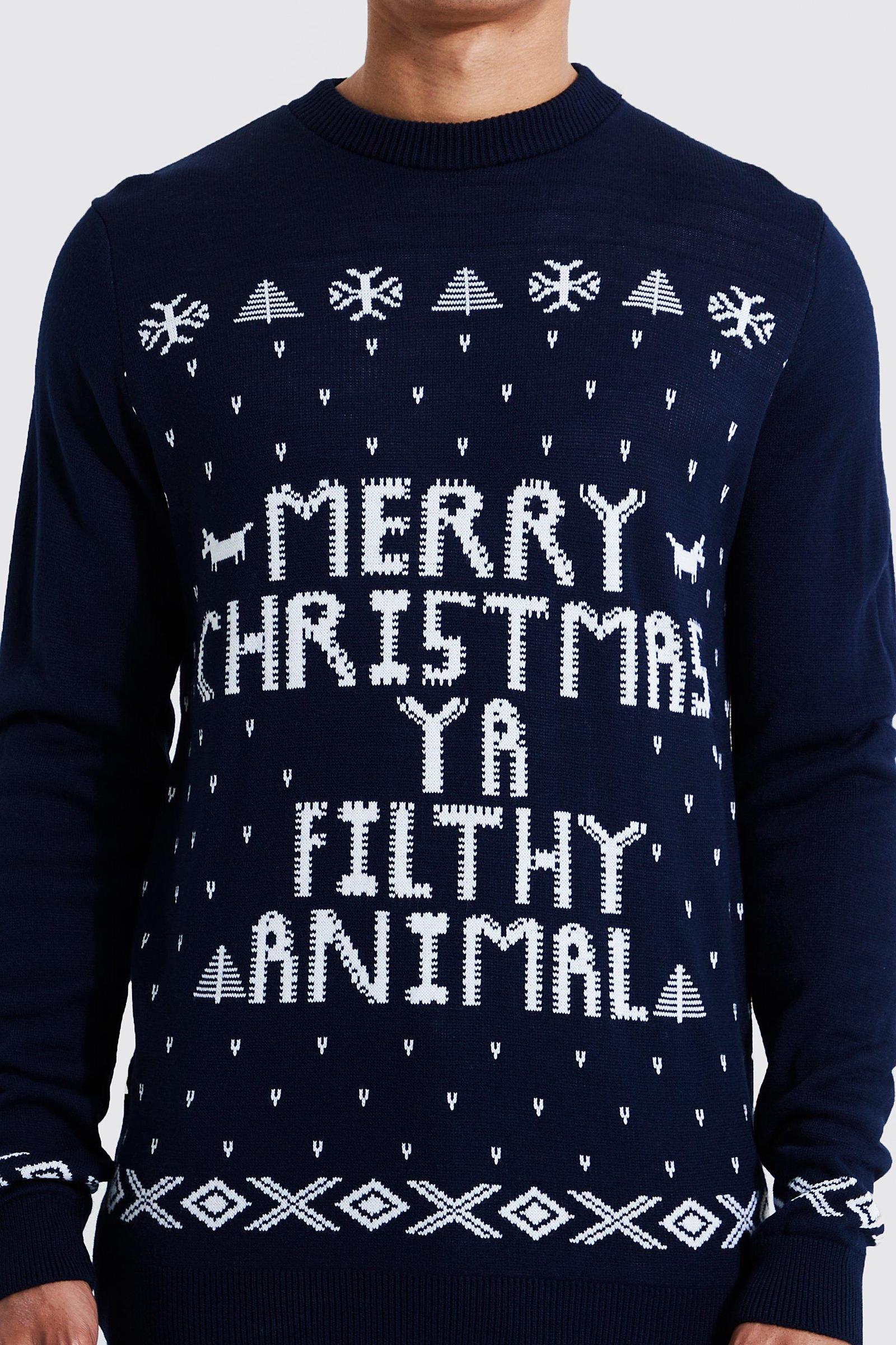granatowy sweter wzór