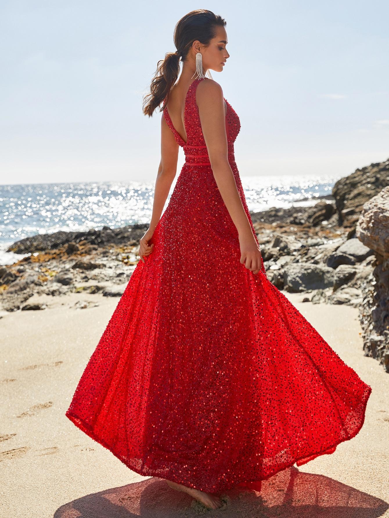 MAXI SUKIENKA GLAMOUR CEKINY