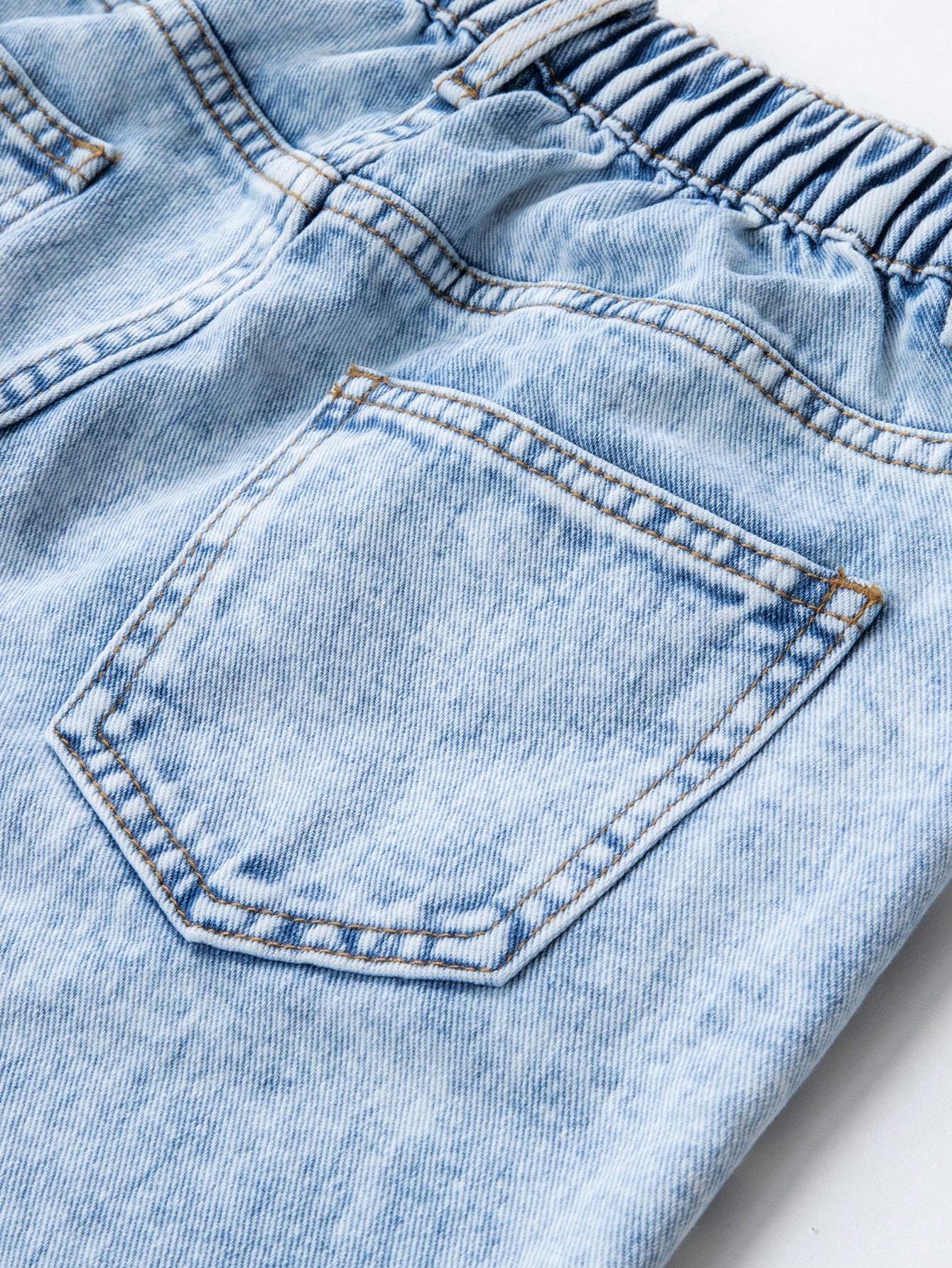 NIEBIESKIE SPODNIE JEANS