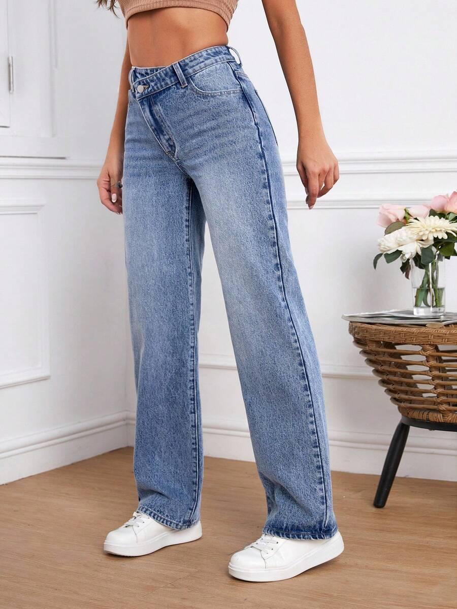 NIEBIESKIE SPODNIE JEANS