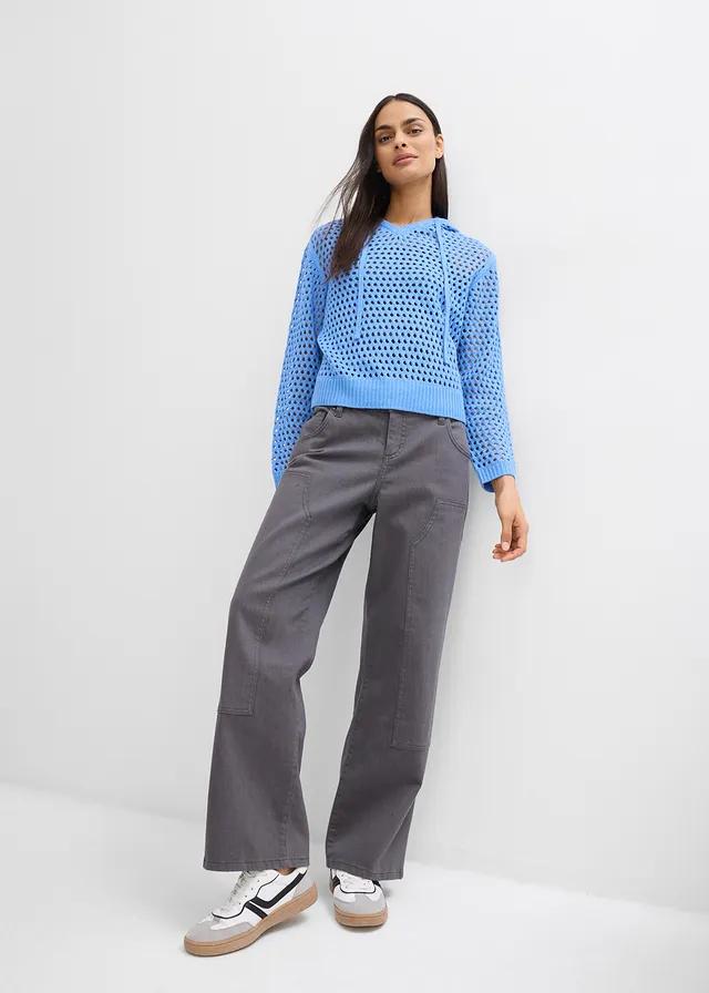 szare spodnie jeans