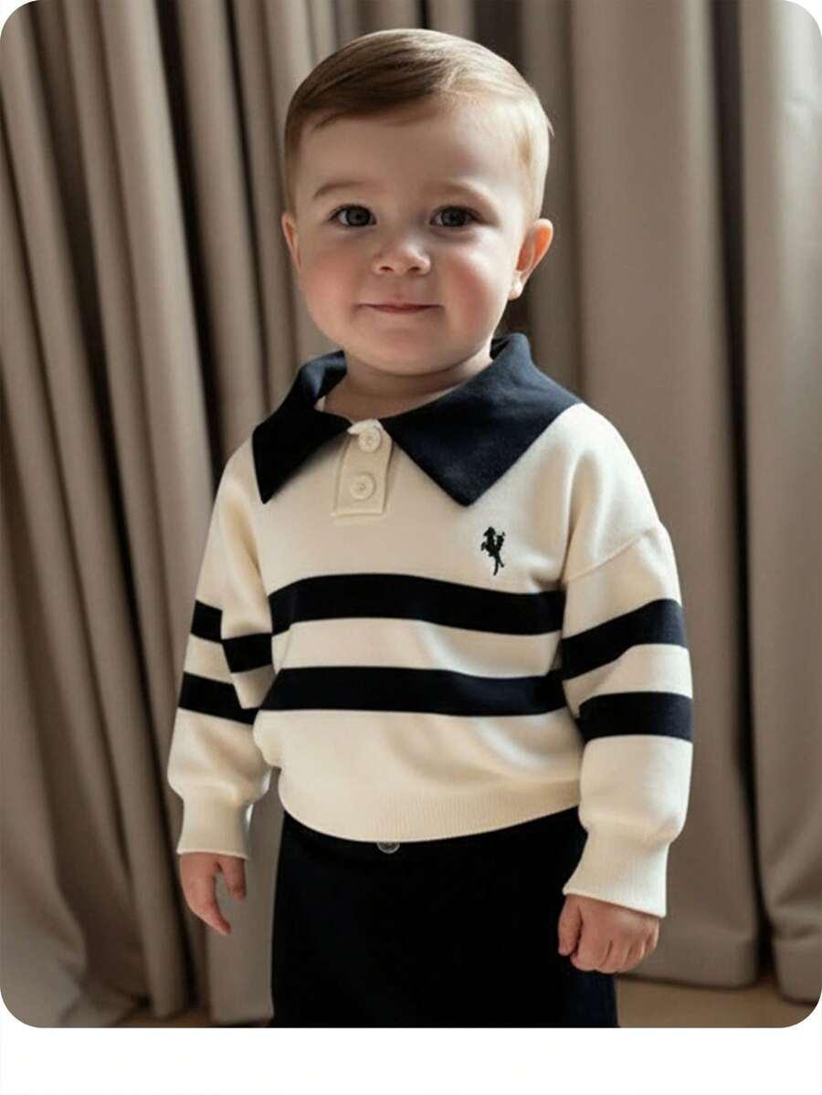 kolorowy sweter guziki 