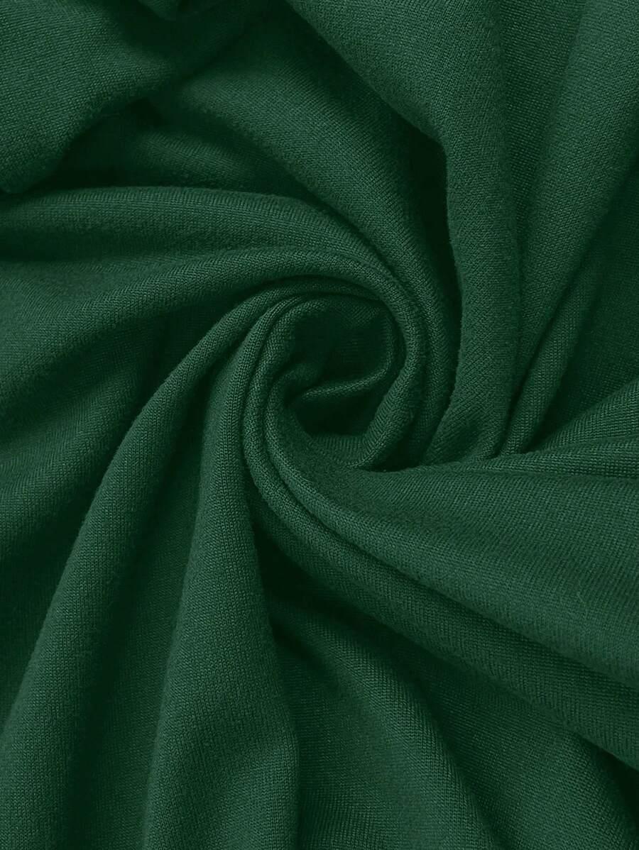 MIDI SUKIENKA KRÓTKI RĘKAW V NECK 