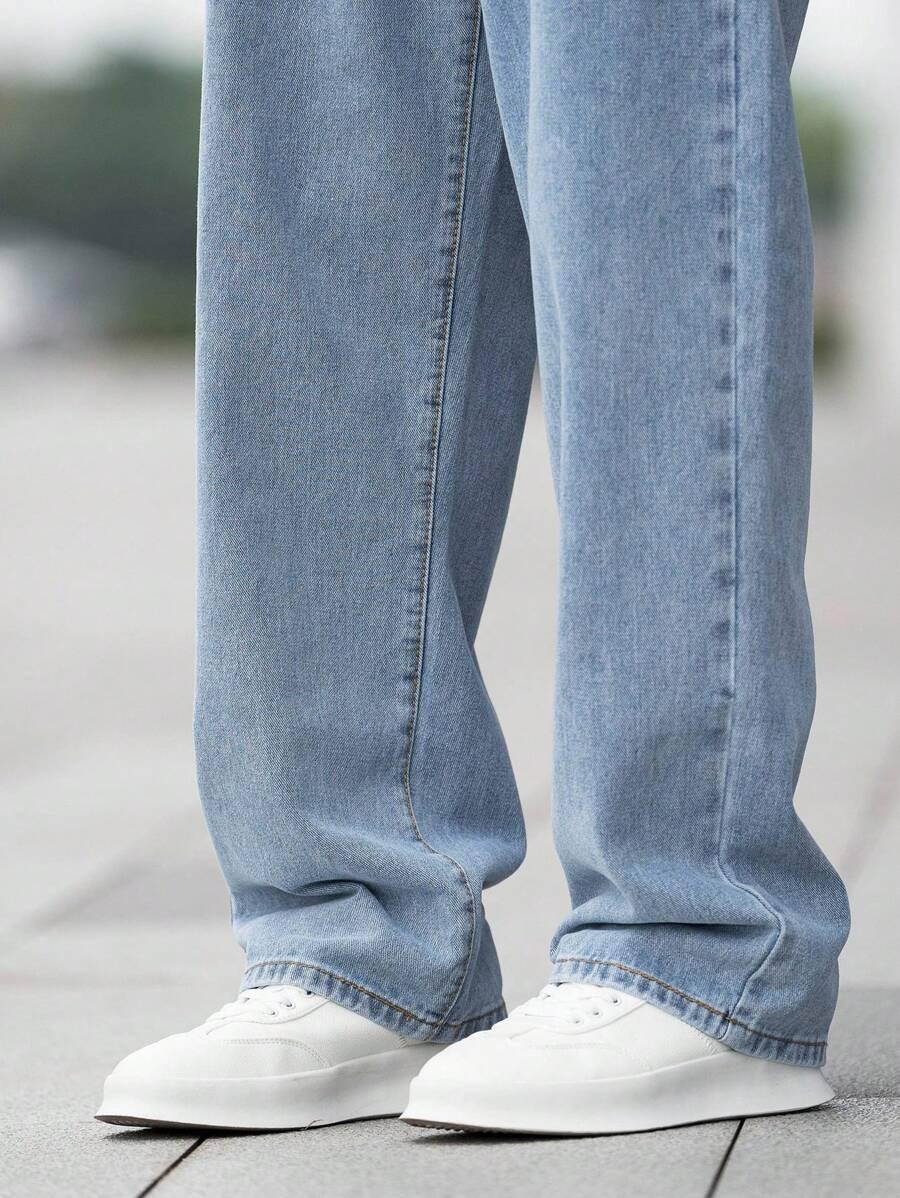 SPODNIE JEANS PROSTA NOGAWKA