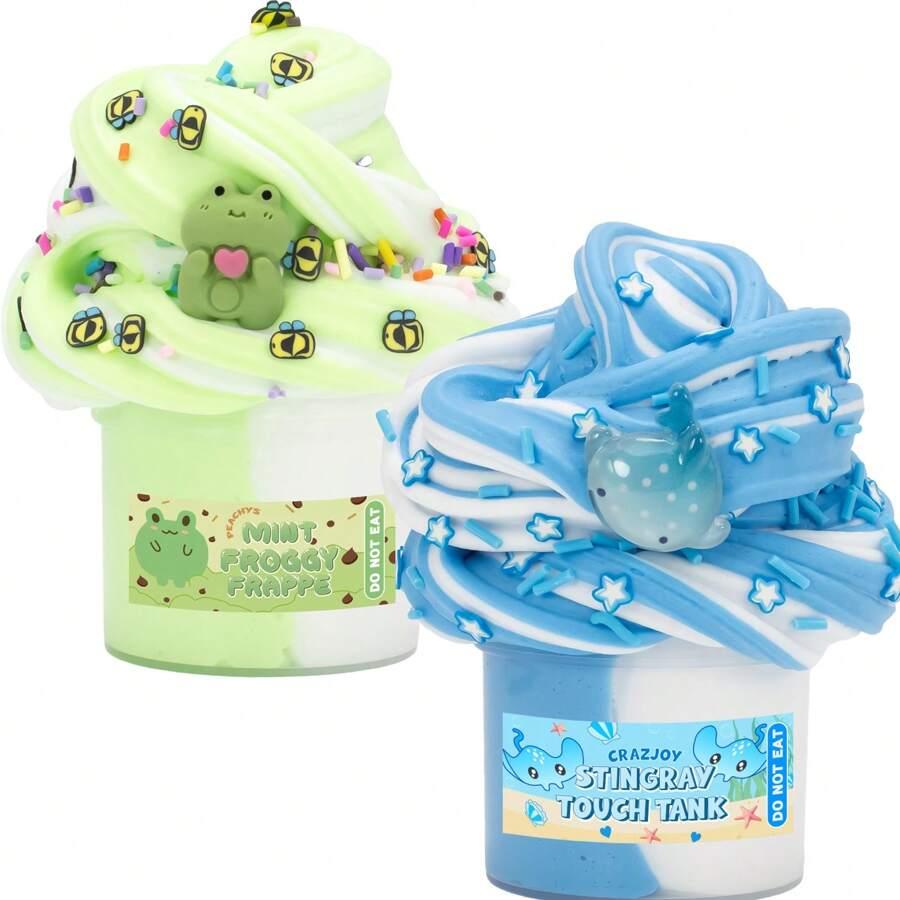 niebieski SLIME zabawka