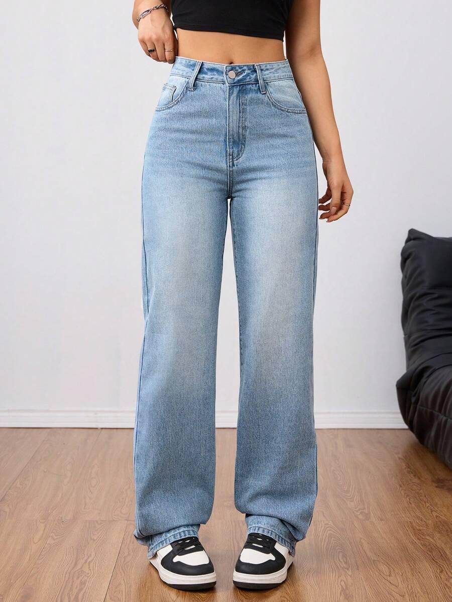 NIEBIESKIE SPODNIE JEANS