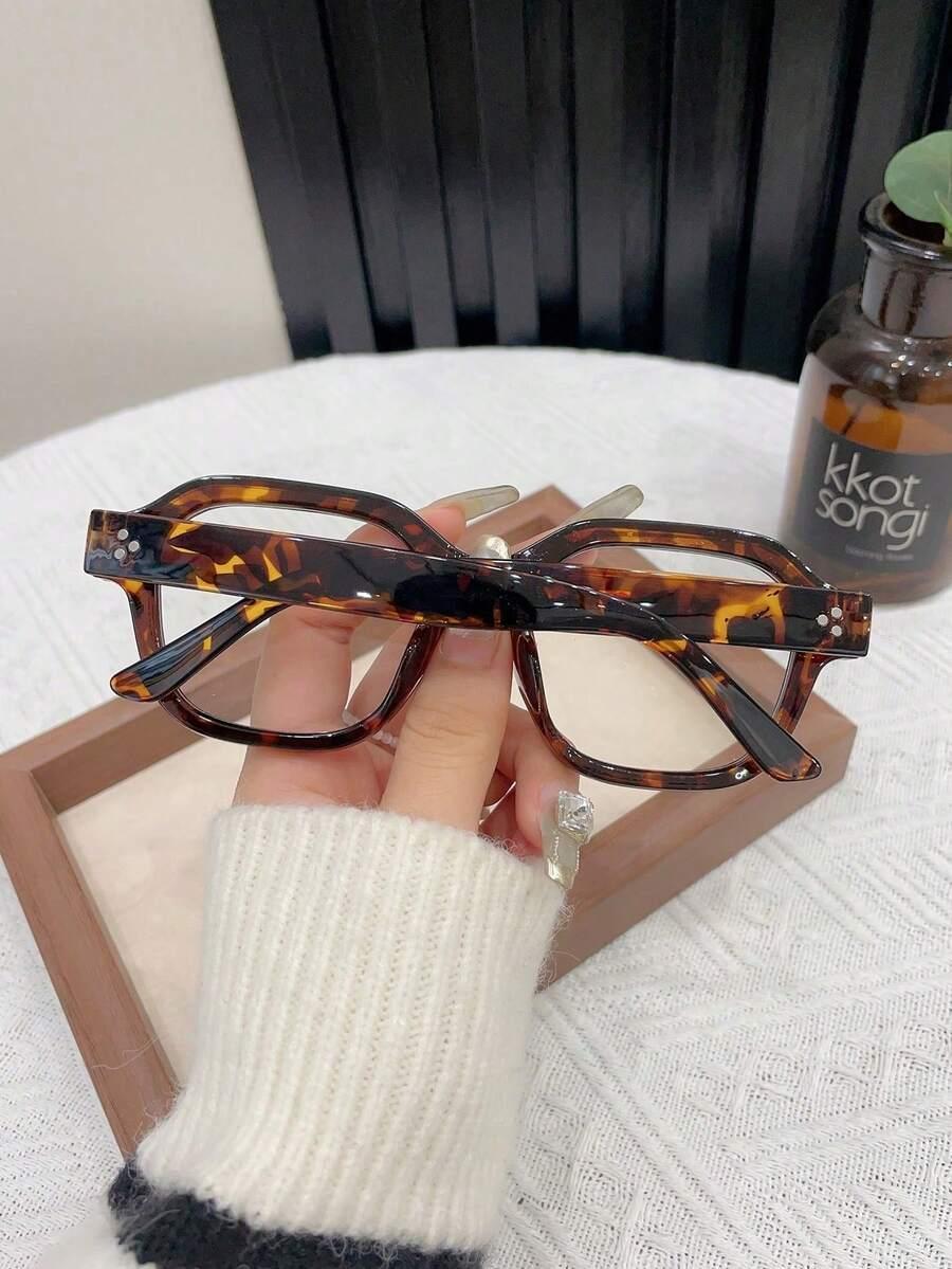 okulary zerówki animal print