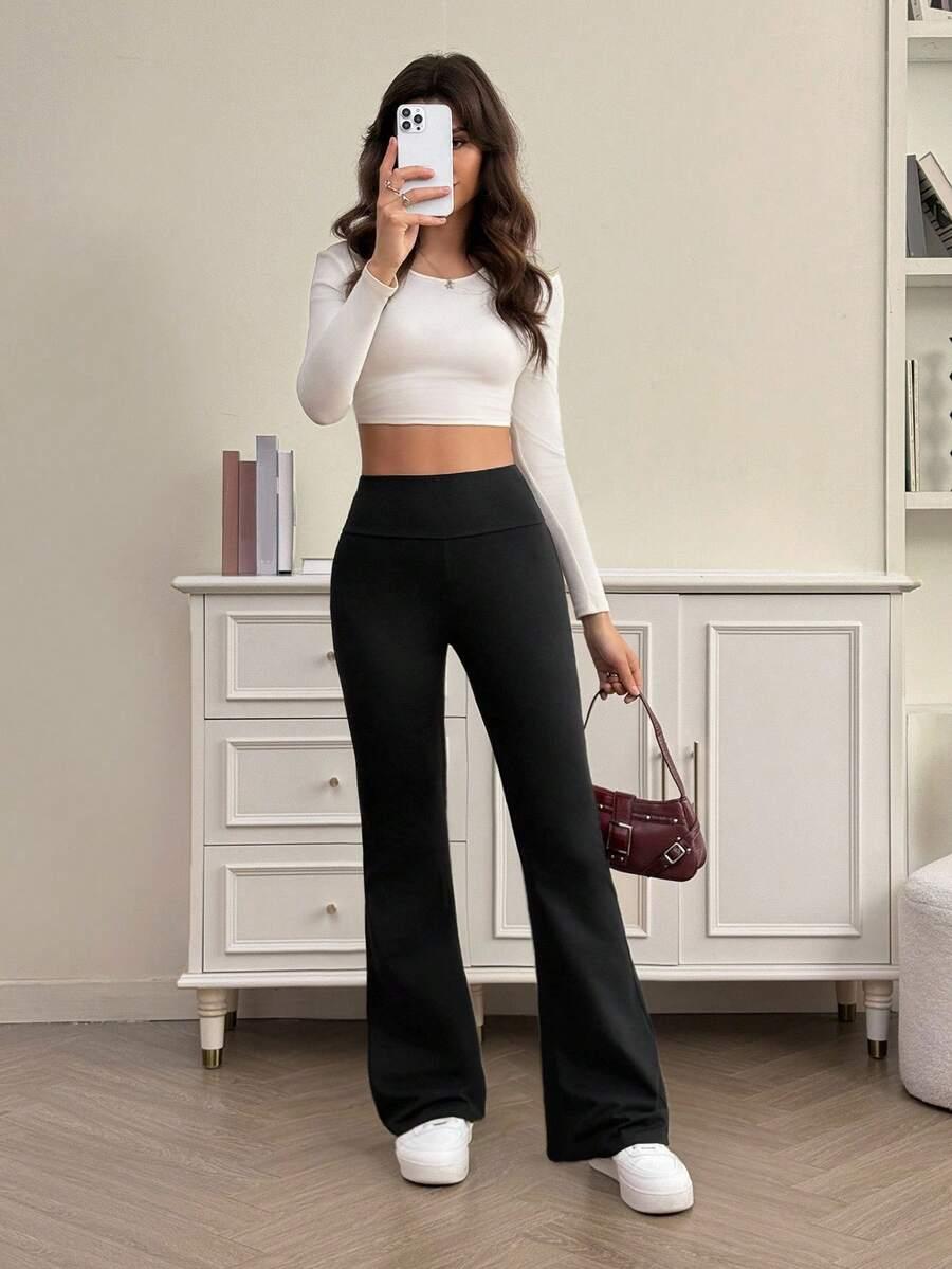 CZARNE LEGGINSY WYSOKI STAN