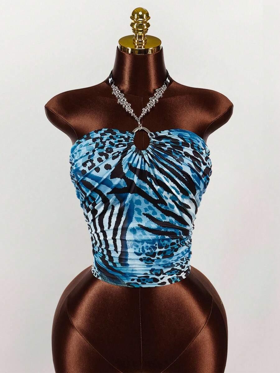 TOP ANIMAL PRINT