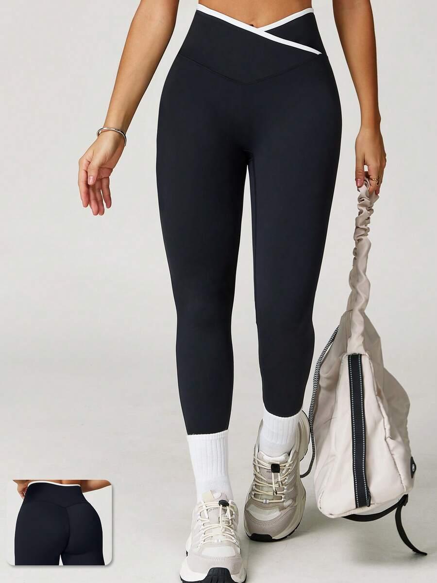 czarne legginsy wysoki stan 