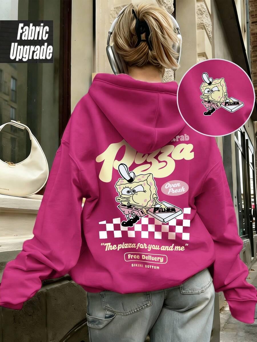 RÓŻOWA BLUZA KAPTUR