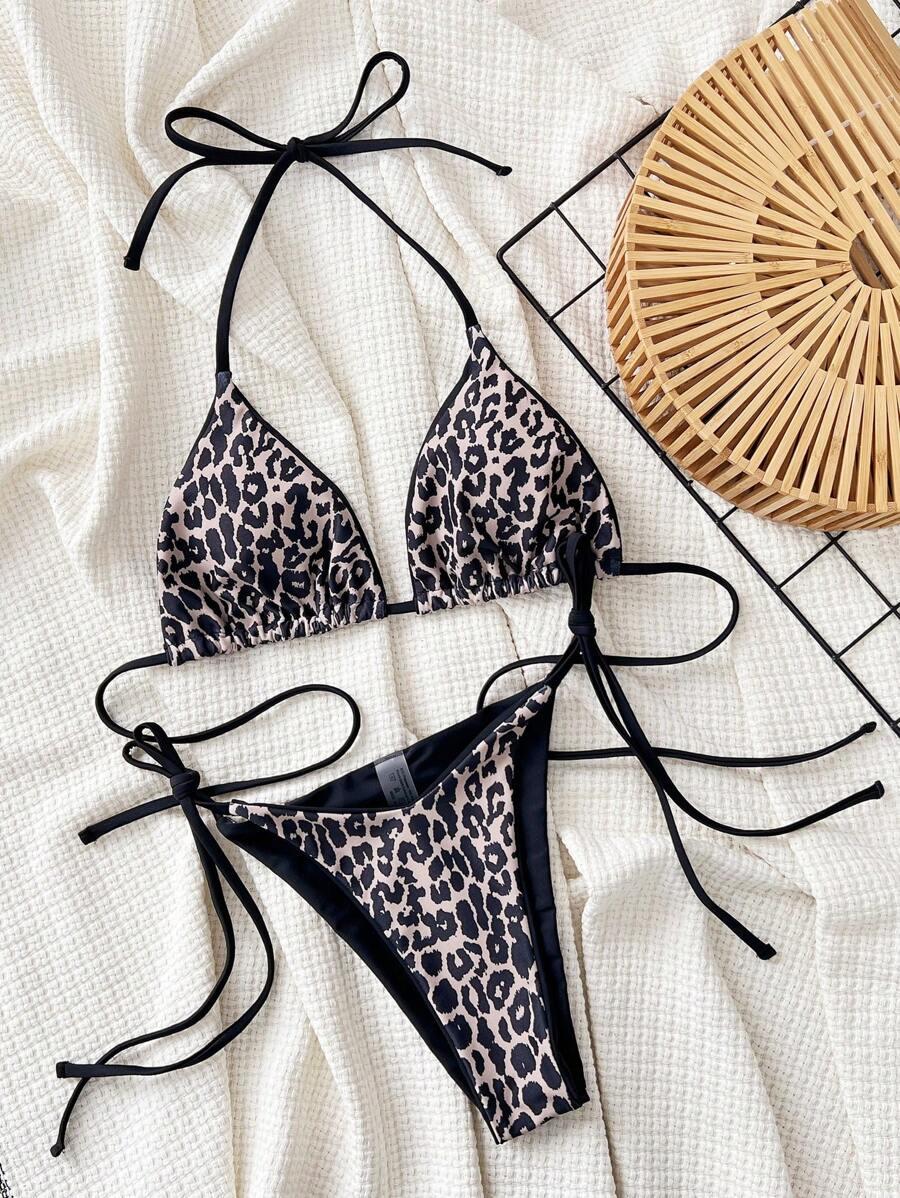 DWUCZĘŚCIOWY STRÓJ KĄPIELOWY ANIMAL PRINT