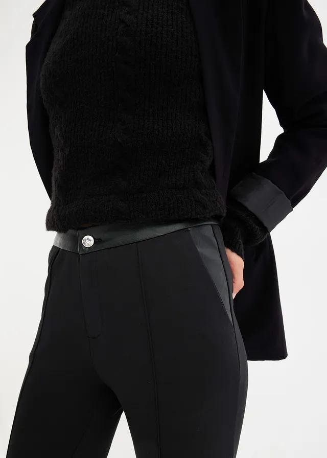 LEGGINSY ZE SZTUCZNEJ SKÓRY