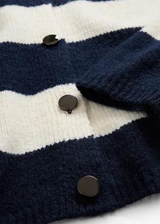 rozpinany sweter w paski