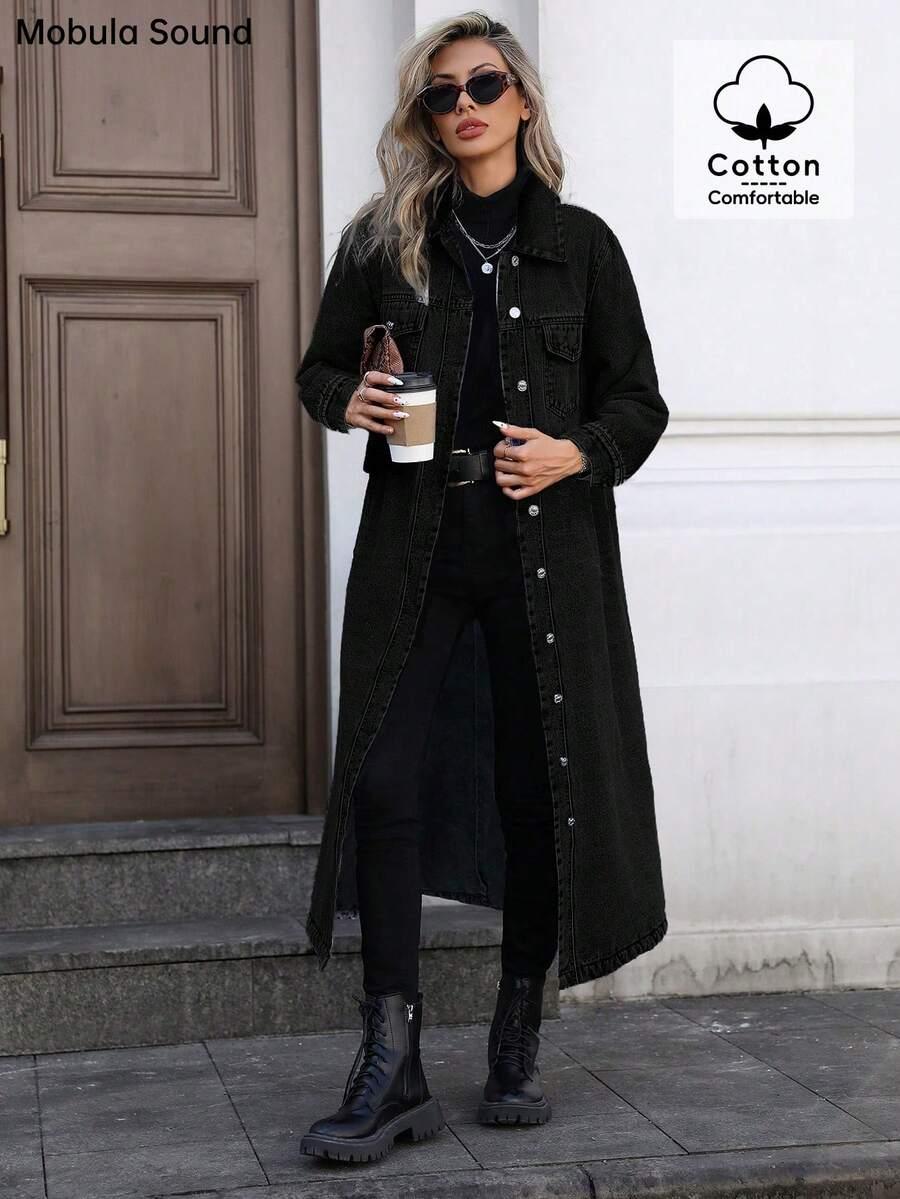 CZARNA KURTKA JEANS