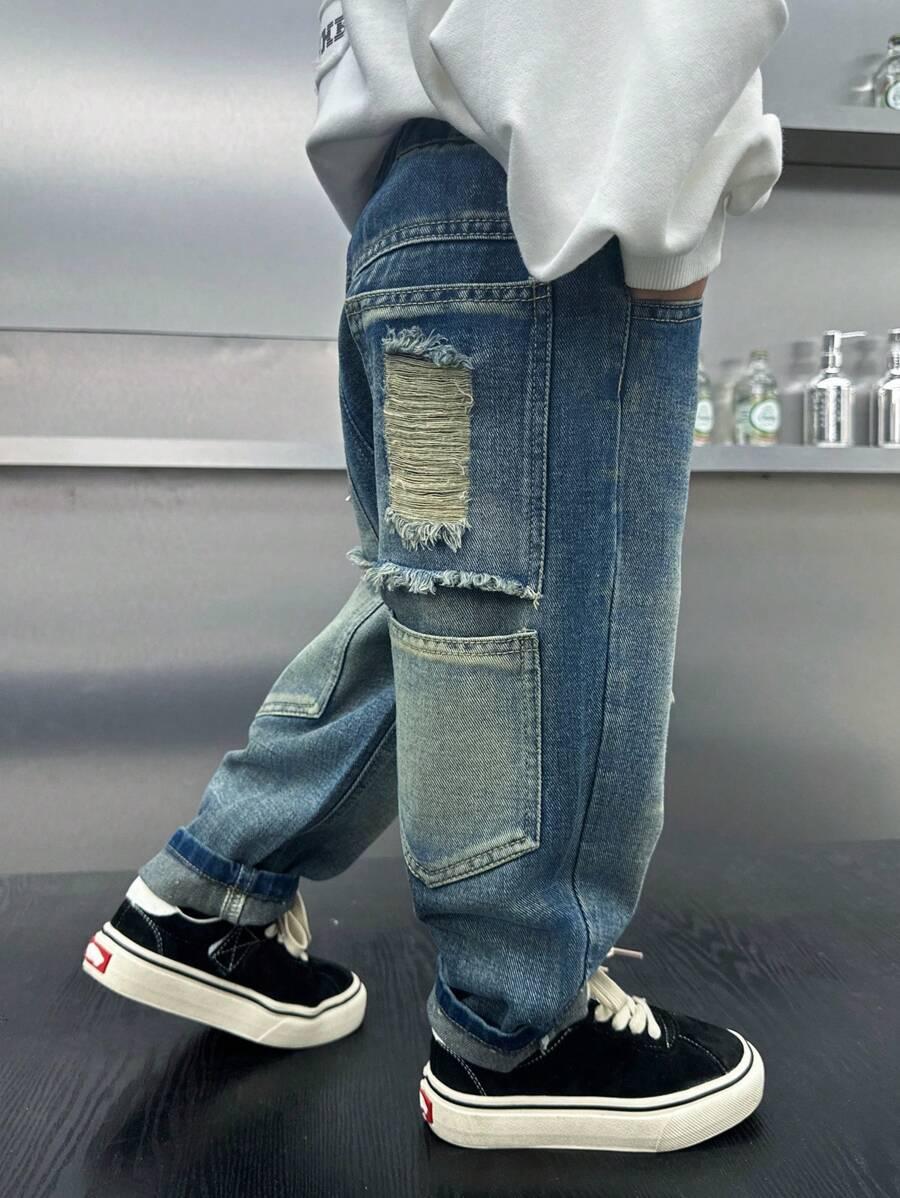 spodnie jeans kieszenie