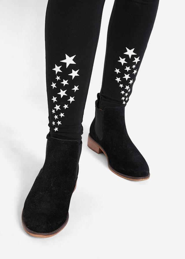 CZARNE LEGGINSY DZIEWCZĘCE