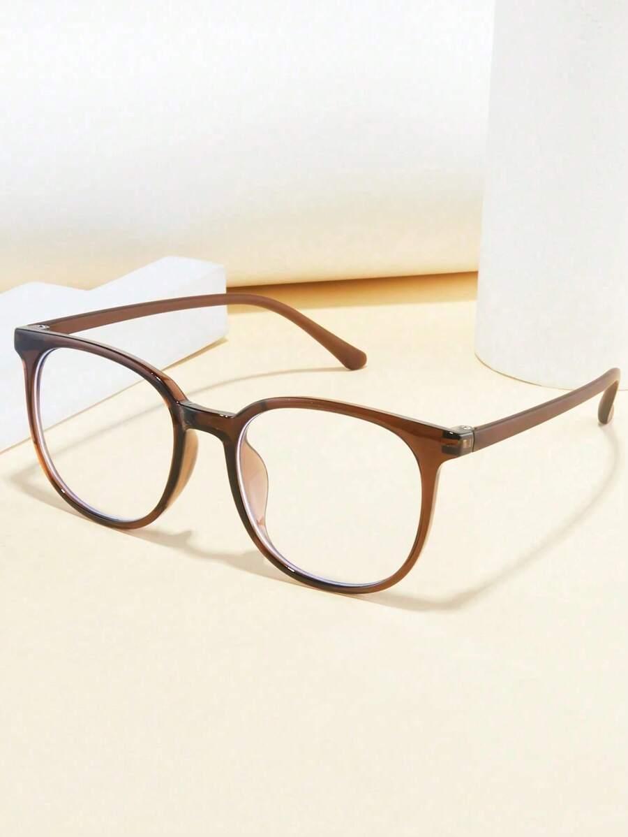 brązowe okulary zerówki