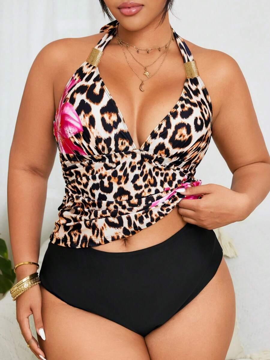 KOSTIUM KĄPIELOWY TANKINI ANIMAL PRINT