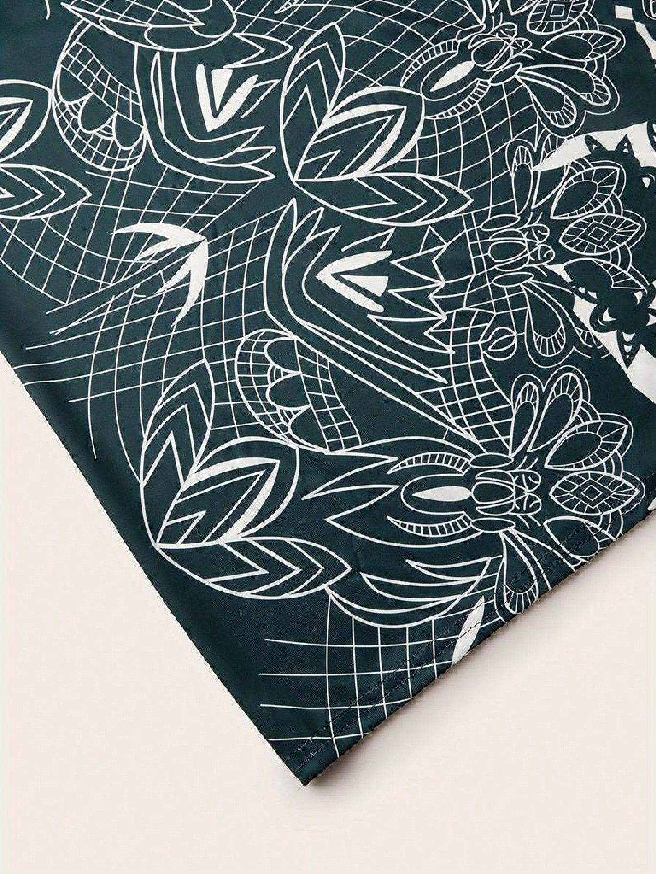 zielona sukienka print 
