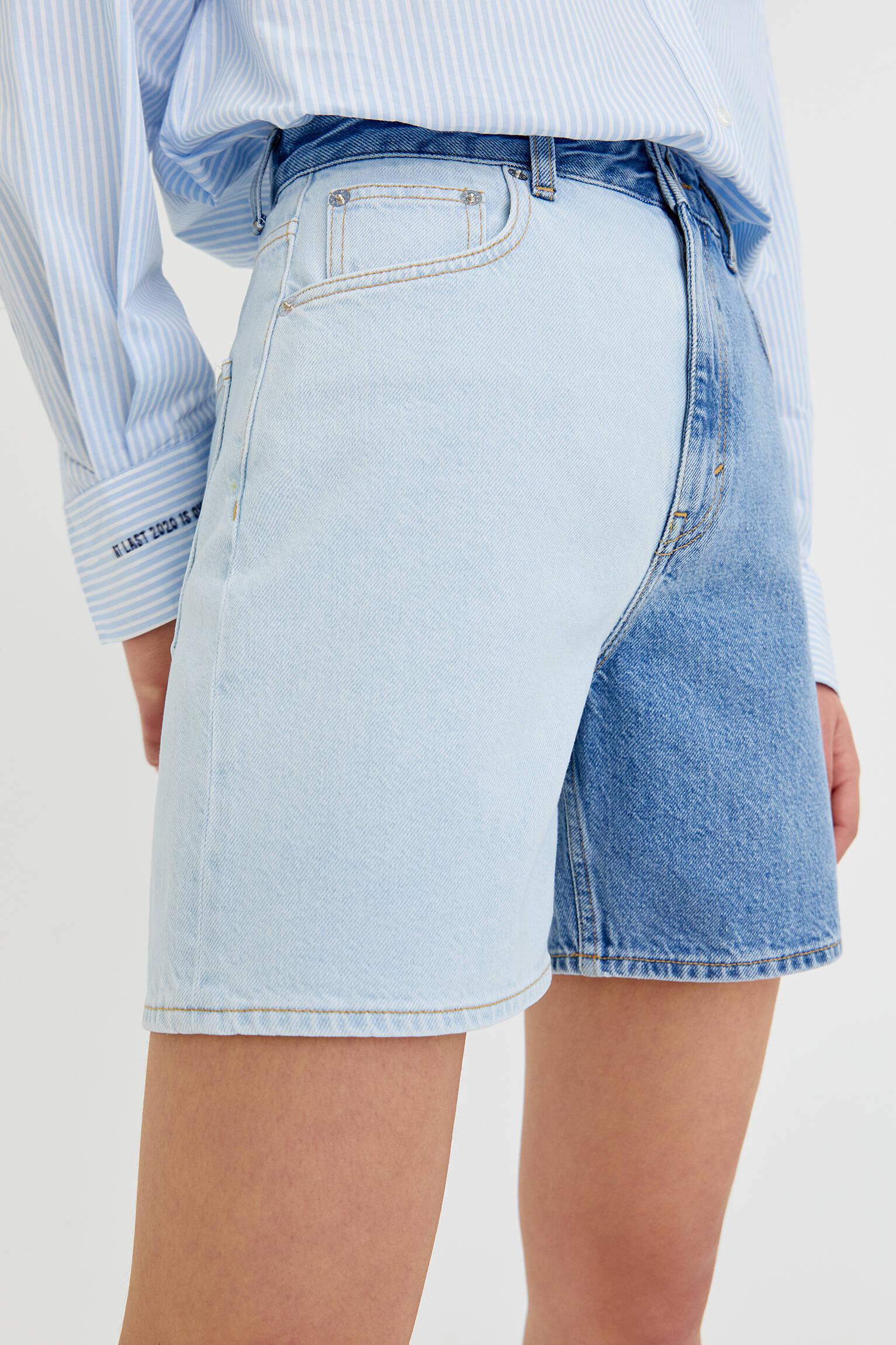 NIEBIESKIE SPODENKI JEANS