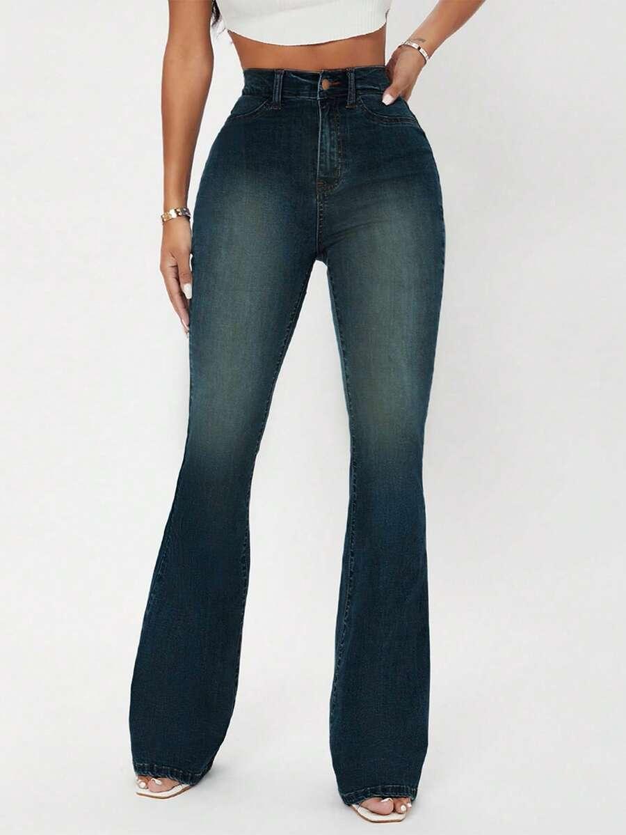 spodnie jeans dzwony