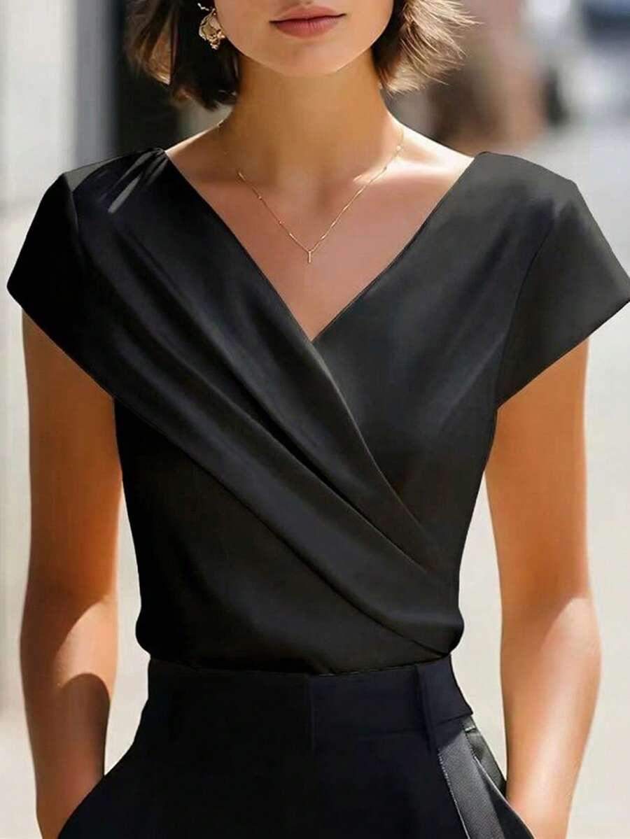 CZARNA BLUZKA CASUAL