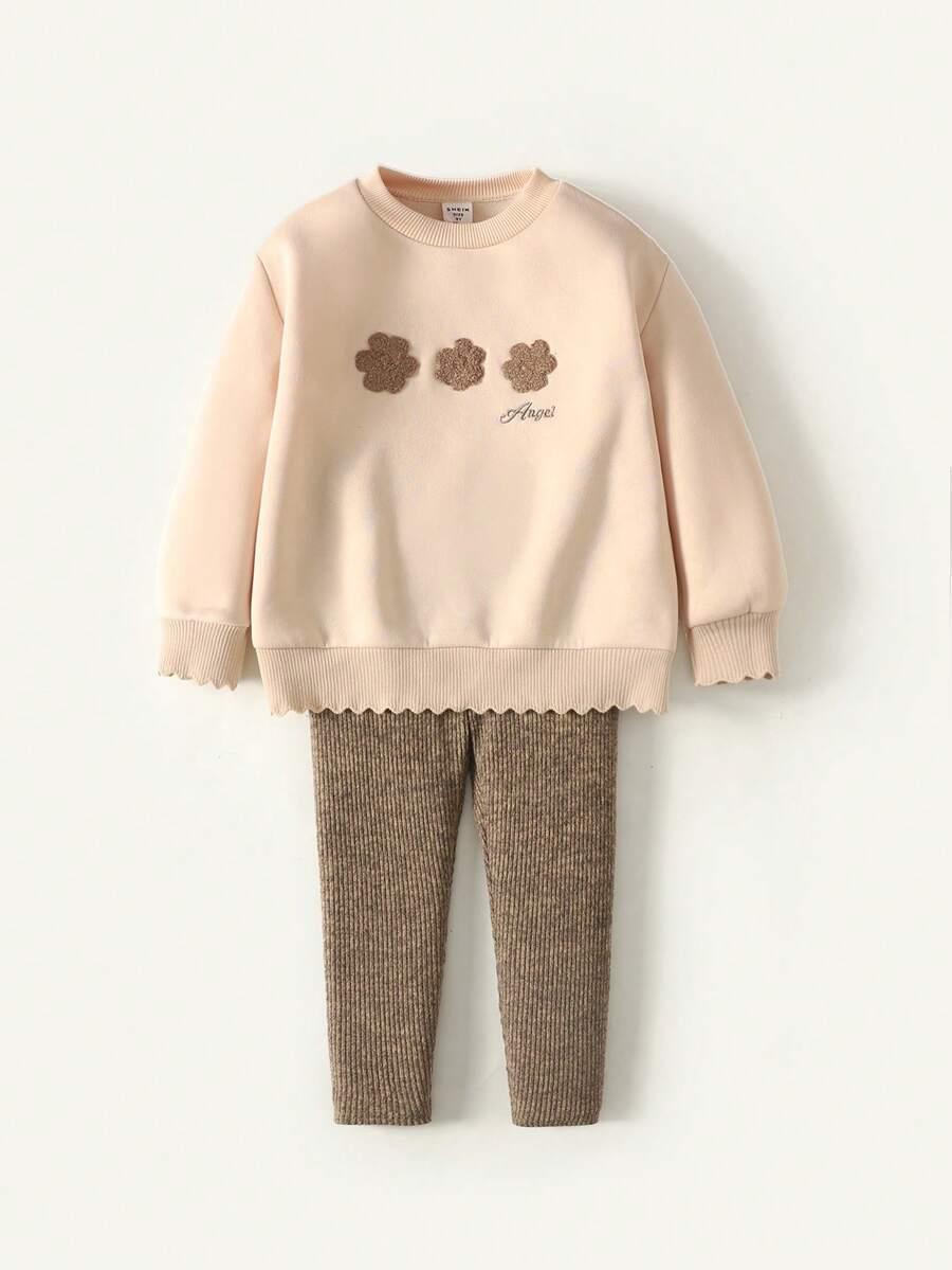 dzianinowe legginsy prążki