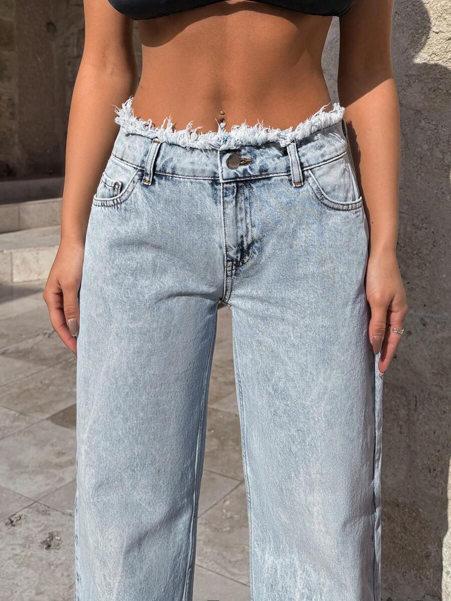 PROSTE SPODNIE JEANS 