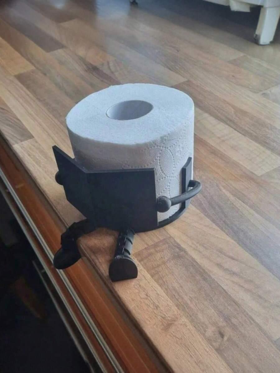 czarny UCHWYT Na papier