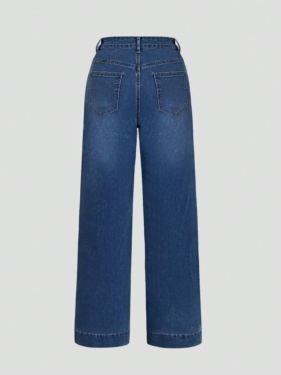 NIEBIESKIE SPODNIE JEANS 