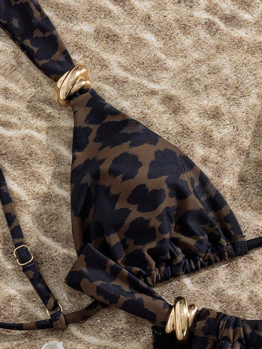DWUCZĘŚCIOWY STRÓJ KĄPIELOWY ANIMAL PRINT