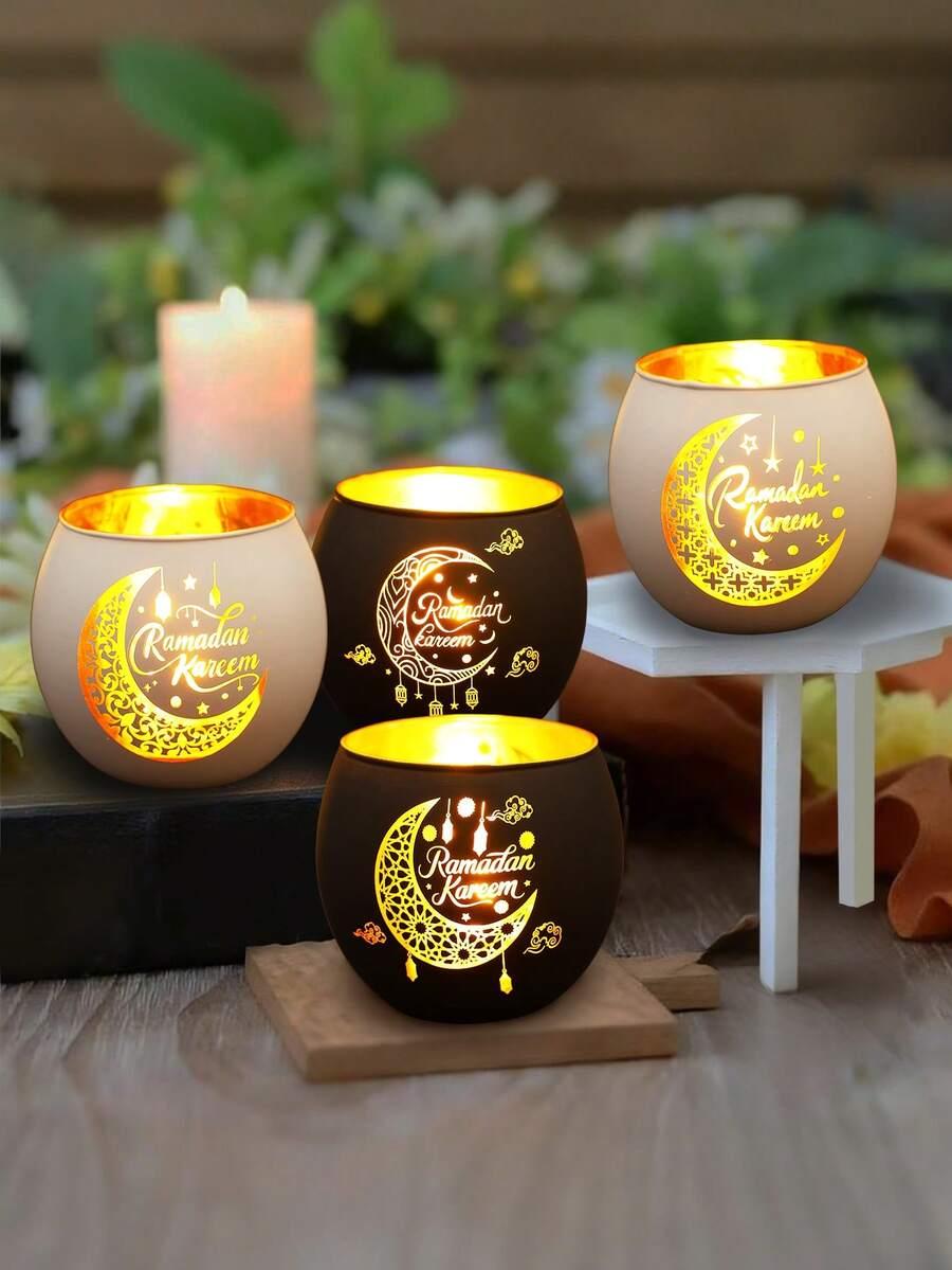 szklany świecznik Ramadan 2-pack
