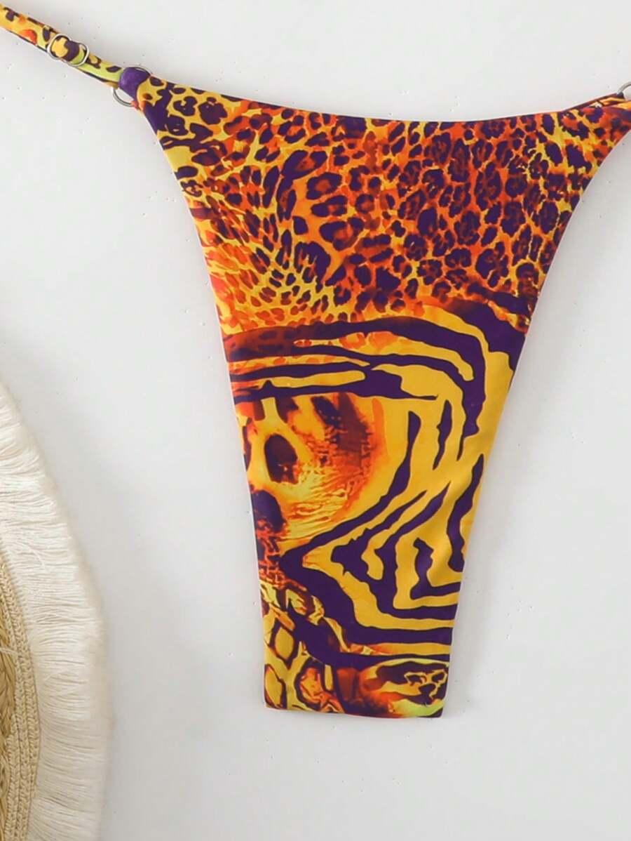 DWUCZĘŚCIOWY KOMPLET BIKINI ZWIERZĘCY WZÓR