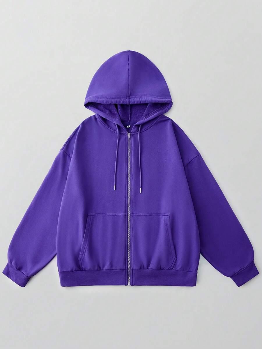 fioletowa bluza kaptur