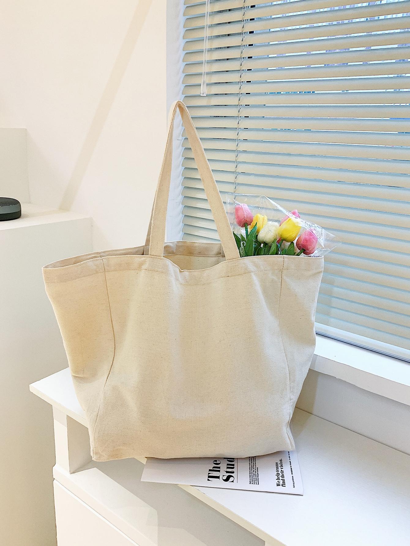 beżowa torba shopper