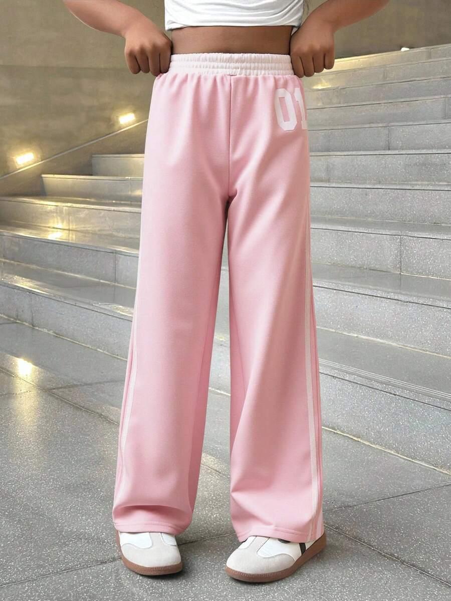 RÓŻOWE SPODNIE DRESOWE 