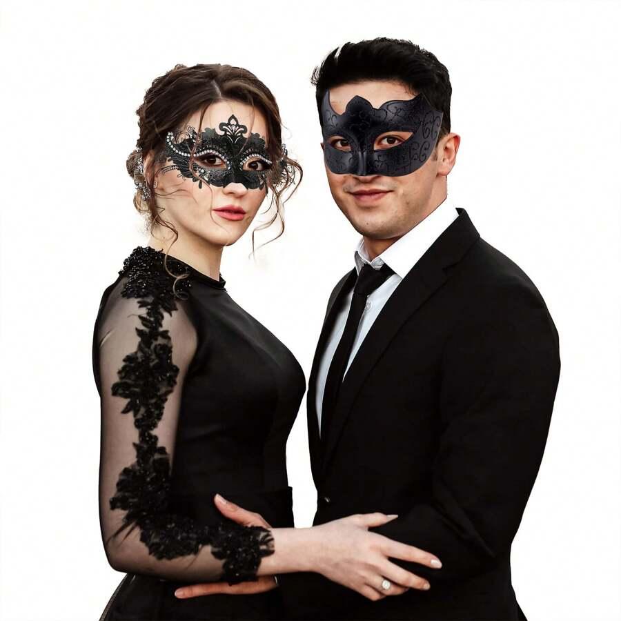czarna maska 2-pack