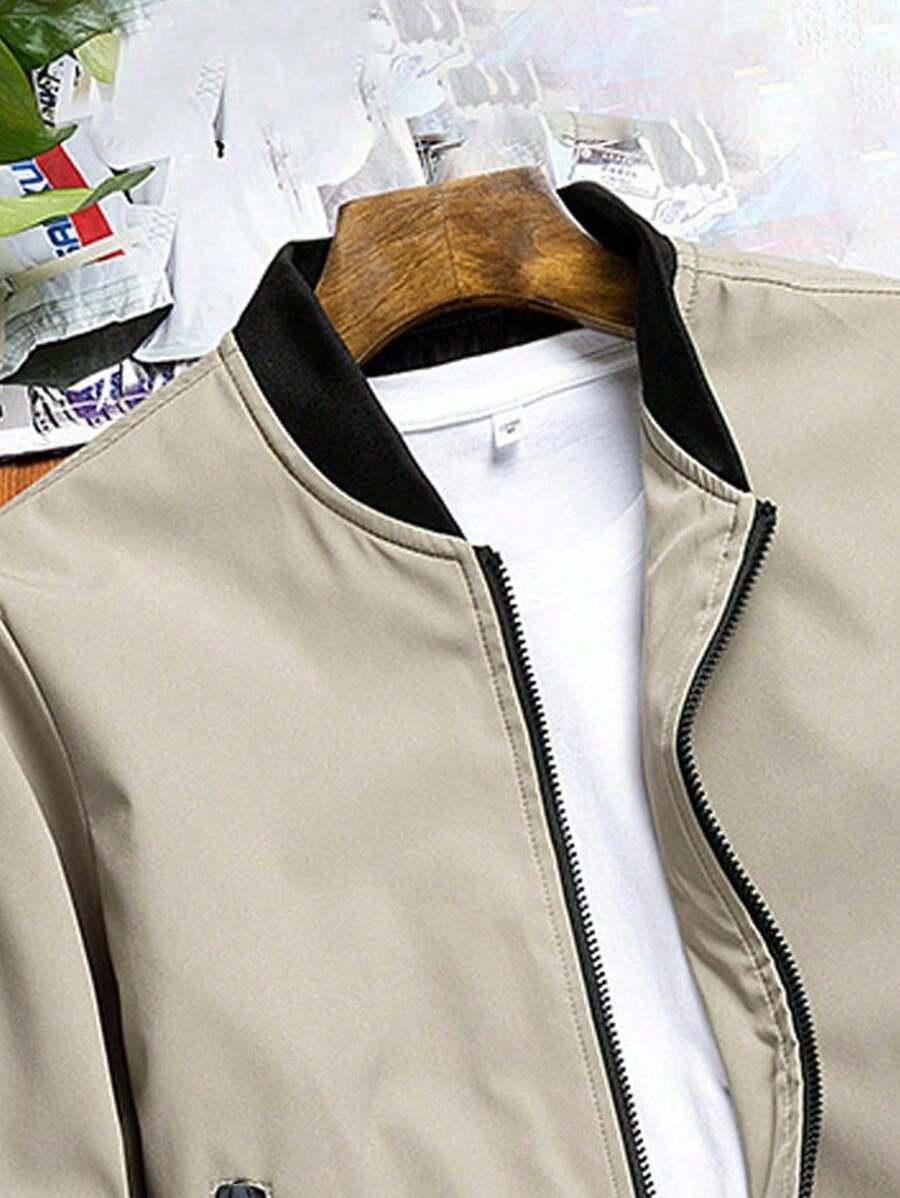 ZIELONA KURTKA BOMBER ZIP