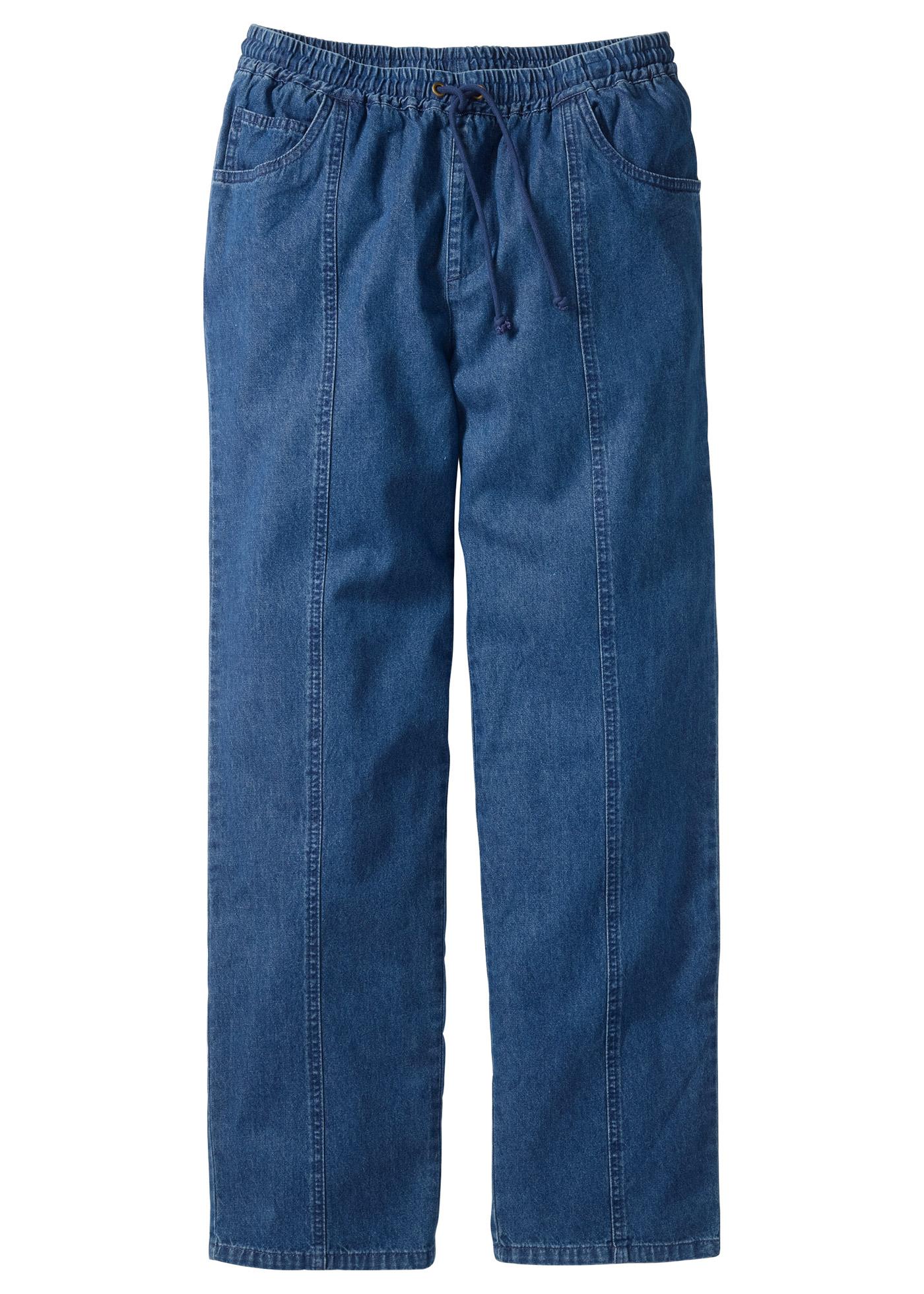 niebieskie spodnie jeans wiązanie 
