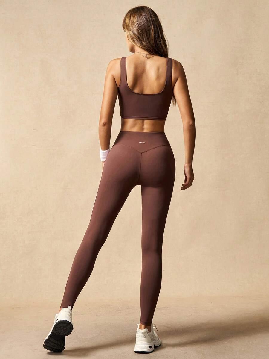 legginsy top sportowy komplet 