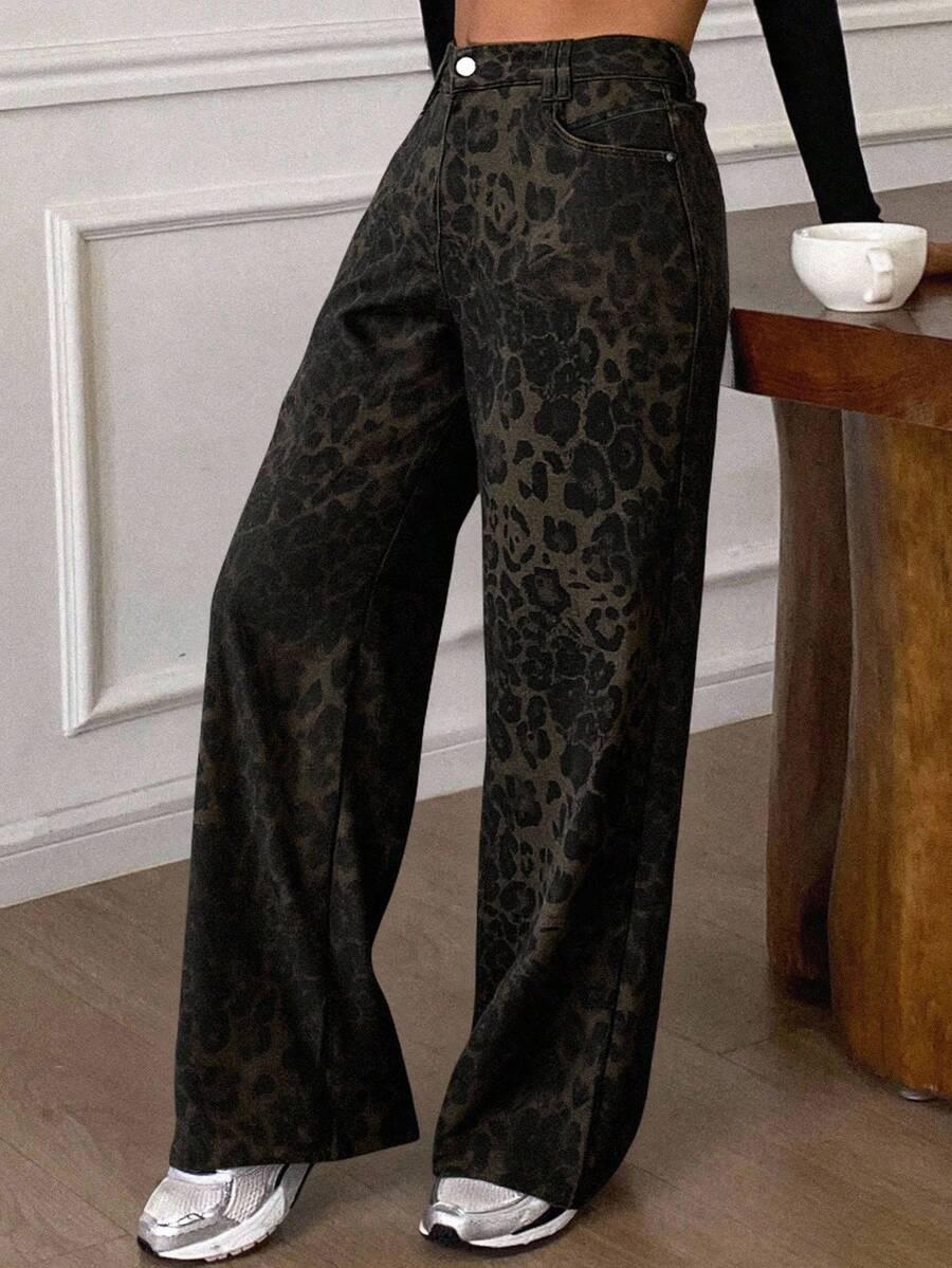 spodnie animal print 