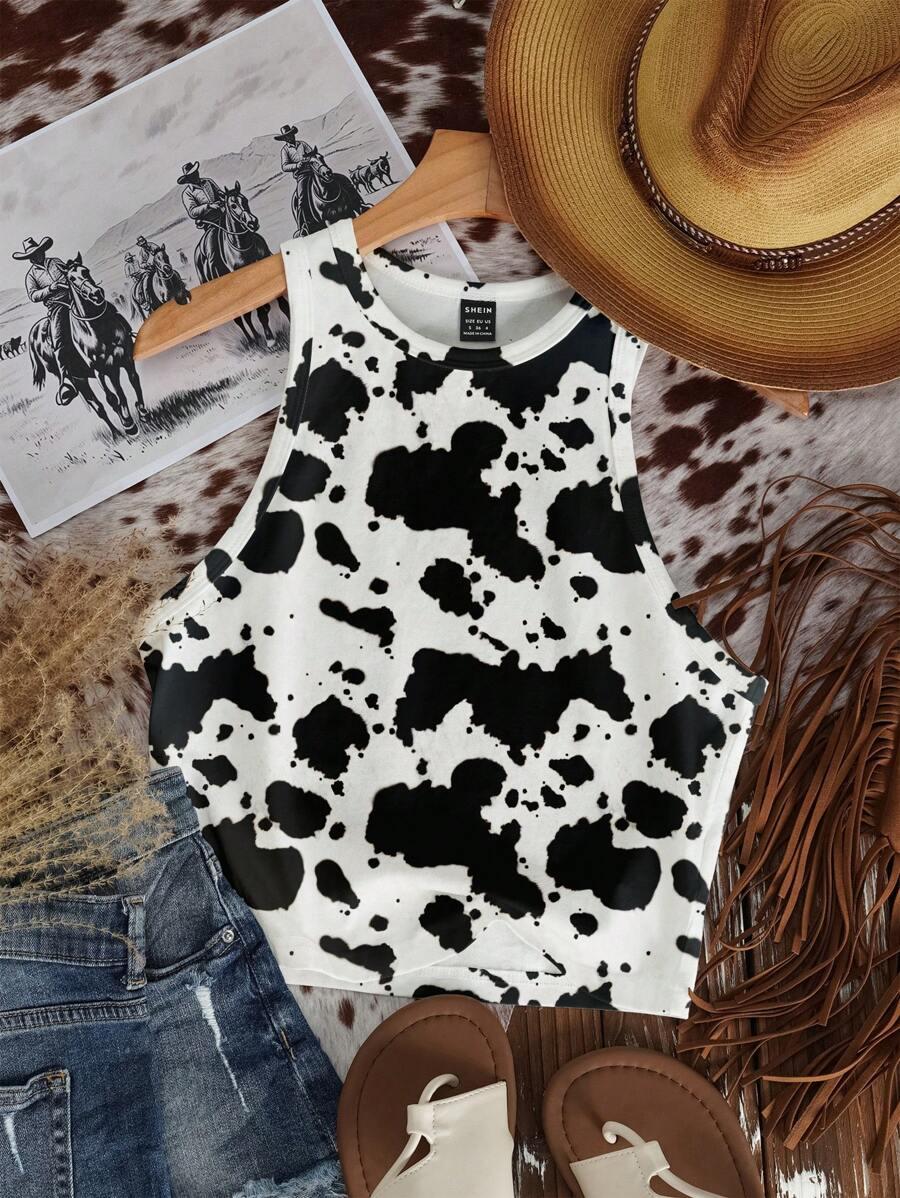 TOP ANIMAL PRINT