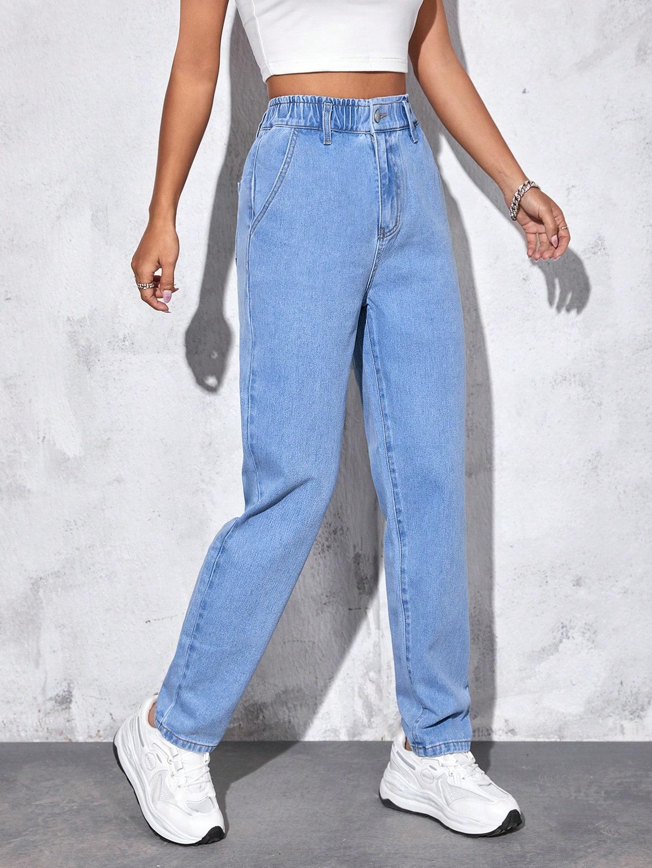 NIEBIESKIE SPODNIE JEANS