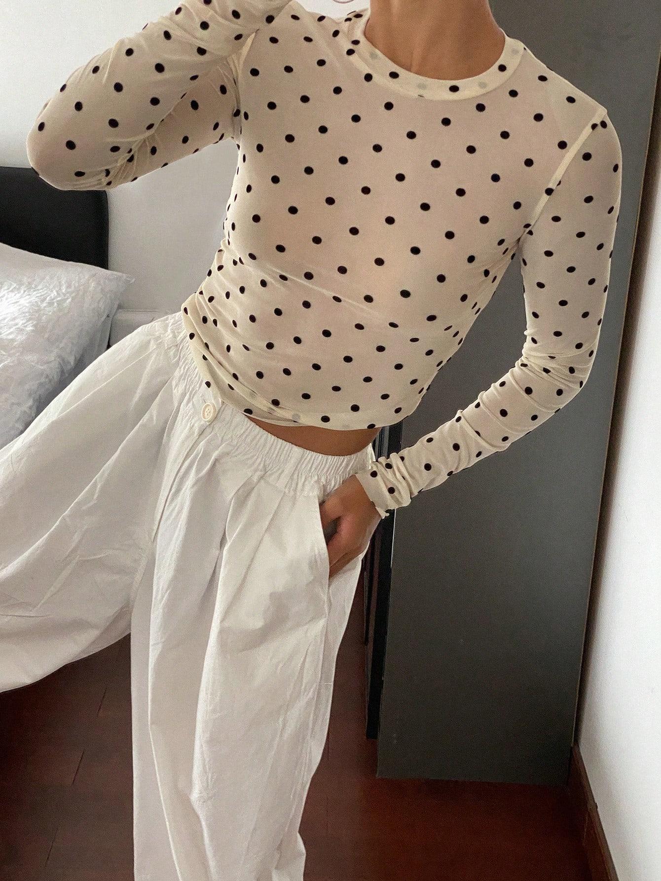 BLUZA WZÓR GROSZKI
