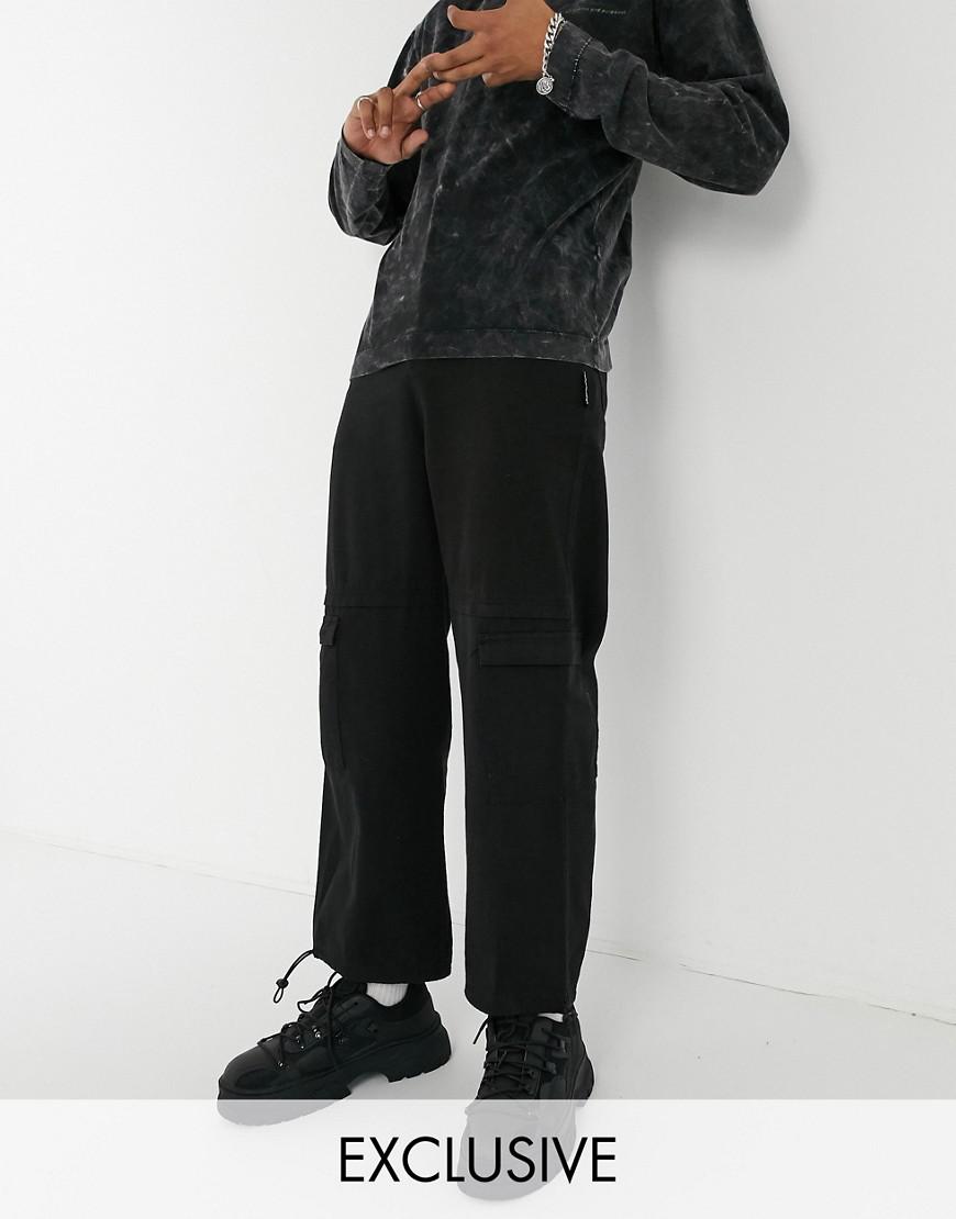 CZARNE SPODNIE CASUAL